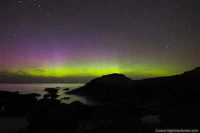 Giant's Causeway Aurora Display - September 9th 2015